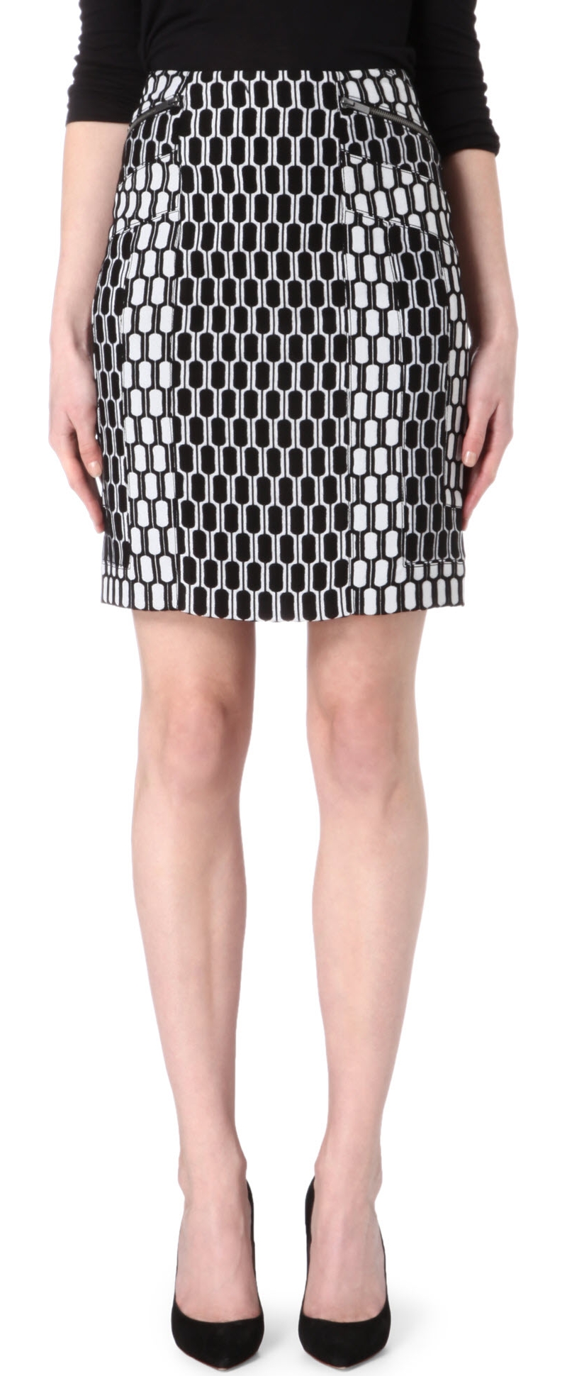 DIANE VON FURSTENBERG   Laury jersey knit pencil skirt