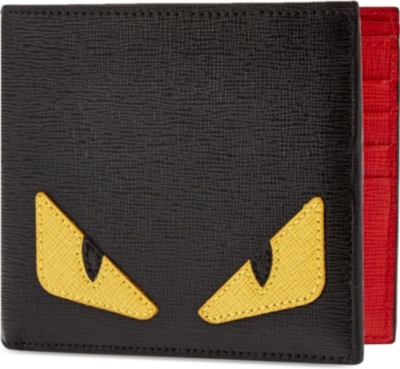 FENDI - Monster leather wallet | Selfridges.com