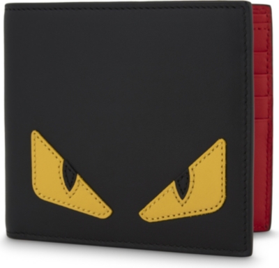 FENDI - Monster leather billfold wallet | Selfridges.com