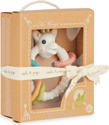 Sophie the giraffe so pure hot sale teething ring