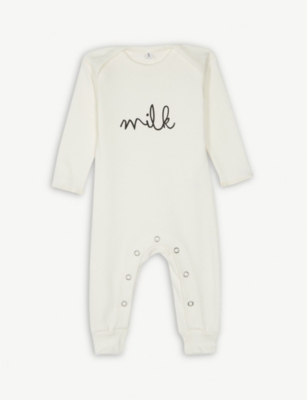 ORGANIC ZOO - Milk organic-cotton babygrow 0-18 months