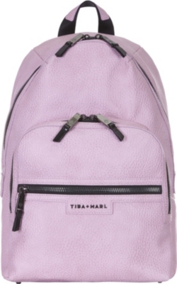 tiba and marl pink backpack