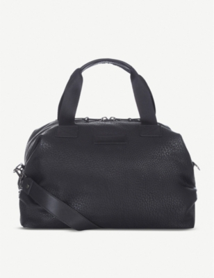 Tiba + Marl Kids' Raf Mini Faux-leather Holdall In Black