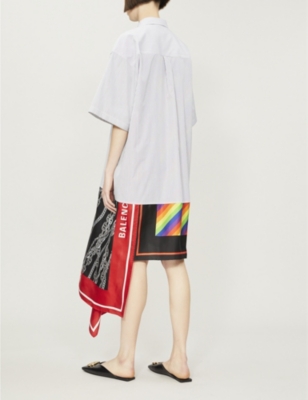 balenciaga scarf selfridges