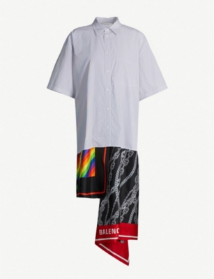 balenciaga scarf selfridges