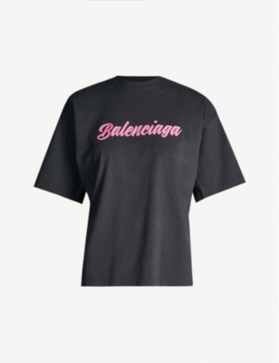 balenciaga logo t shirt