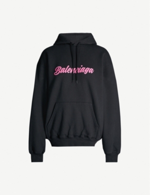 BALENCIAGA Opulence logo-print cotton hoody