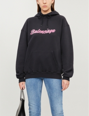 balenciaga hoodie selfridges