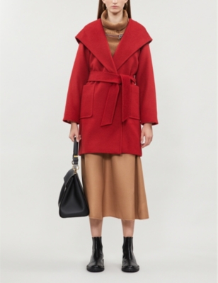 Max Mara Rialto Hooded Camel Hair Coat Selfridges Com