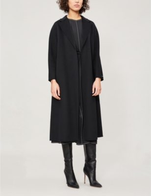 's Max Mara Esturia Wool Coat In Black