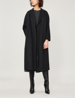 's Max Mara Esturia Wool Coat In Black