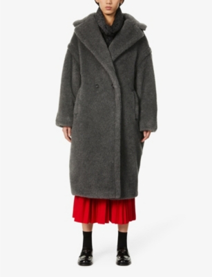 MAX MARA Teddy camel-blend coat