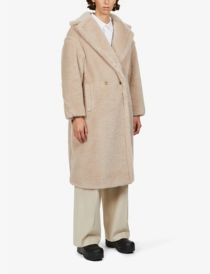 MAX MARA Teddy camel-blend coat