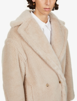 MAX MARA Teddy camel-blend coat