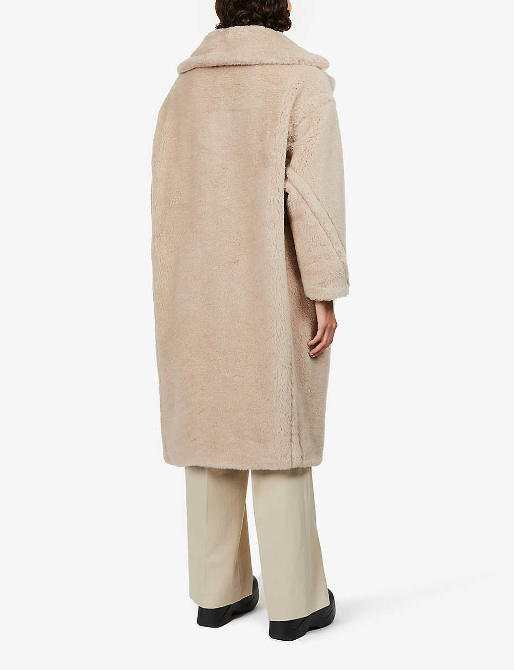 MAX MARA Teddy camel-blend coat