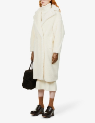 MAX MARA Teddy camel-blend coat