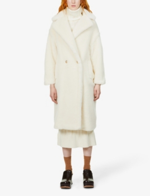 MAX MARA Teddy camel-blend coat