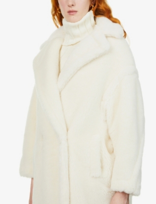 MAX MARA Teddy camel-blend coat