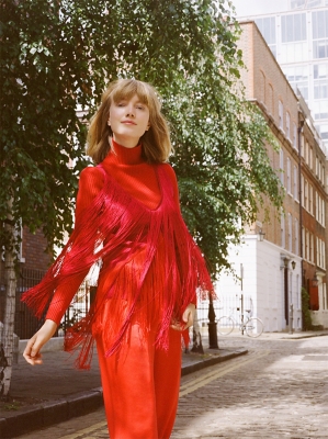 selfridges red dress