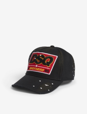 dsquared paint splatter cap