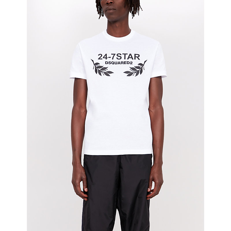 DSQUARED2 24-7 STAR COTTON-JERSEY T-SHIRT