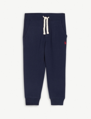 Ralph Lauren Kids' Cotton-fleece Jogging Bottoms 2-14 Years In Cruise Navy