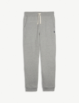 Ralph Lauren Kids' Cotton-fleece Jogging Bottoms 2-14 Years In Dark Sport Heather