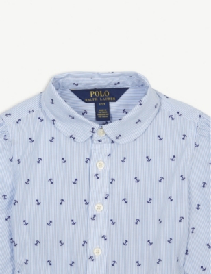 ralph lauren cotton shirt dress