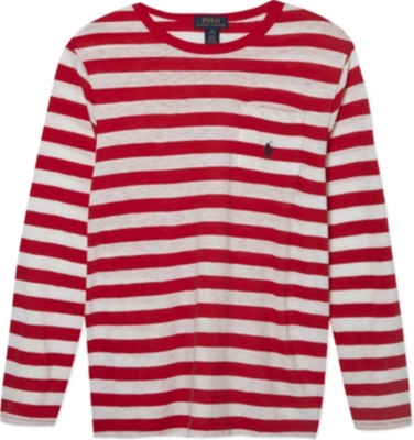 RALPH LAUREN   Striped cotton t shirt 6 14 years