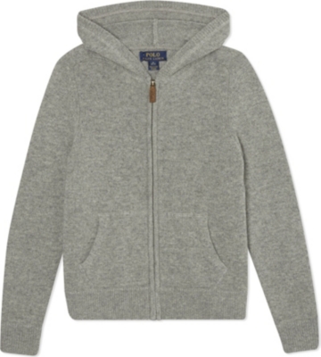 RALPH LAUREN   Zip up cashmere hoody 6 14 years