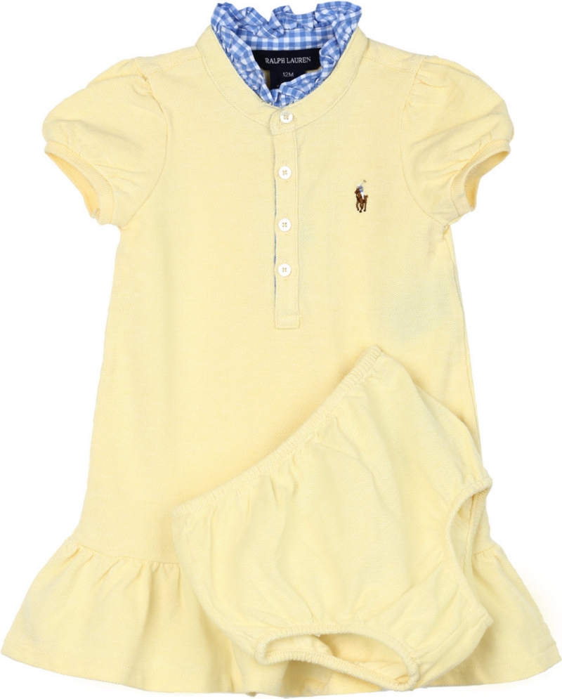 RALPH LAUREN   Short sleeved polo dress 9 18 months