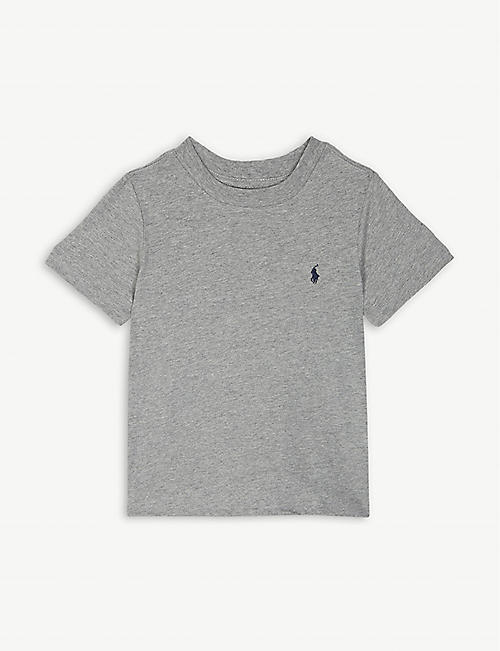 RALPH LAUREN：标志细节棉质球衣T恤2-4年
