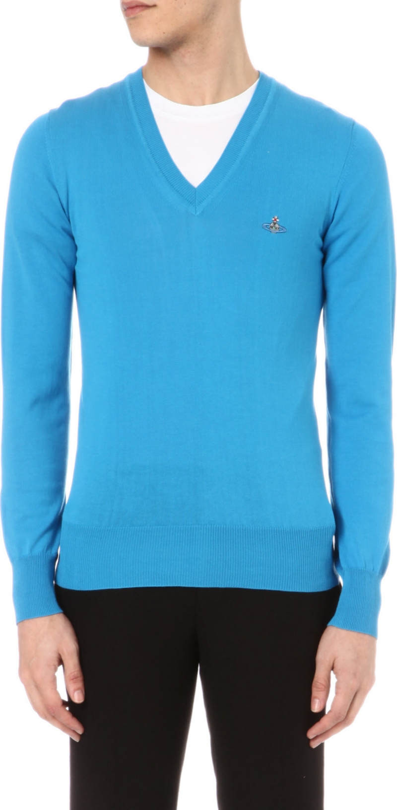 VIVIENNE WESTWOOD   Orb v neck jumper