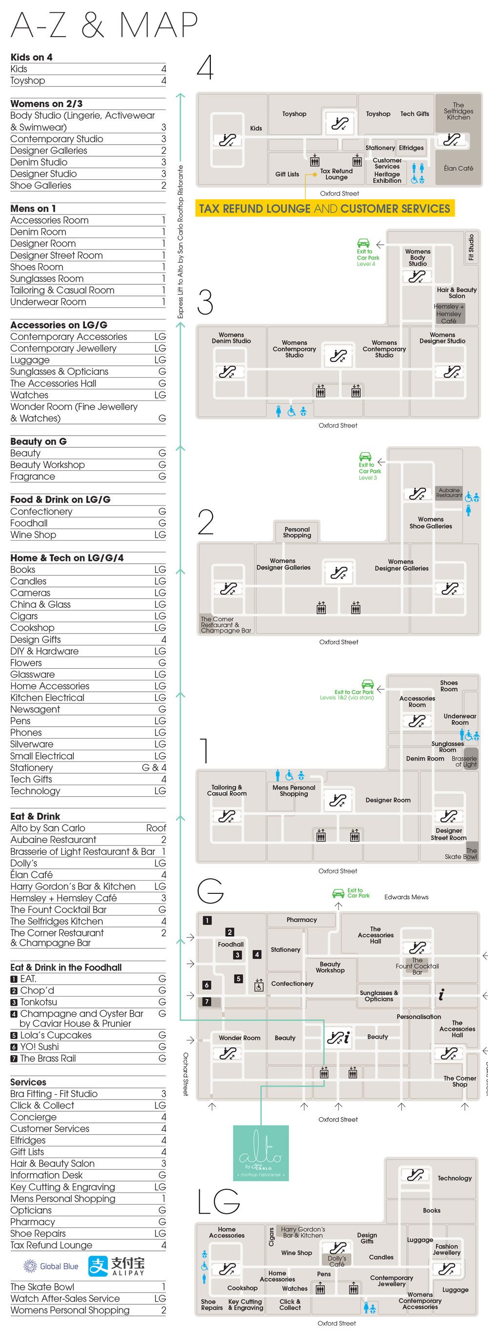 London Store Guide London Selfridges