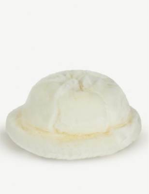 KIRIN PEGGY GOU SMILE FAUX-FUR BUCKET HAT