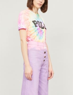 polo big fit tie dye shirt