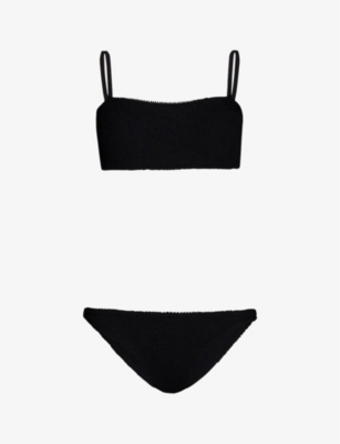Shop Hunza G Women's Black Gigi Bikini Set