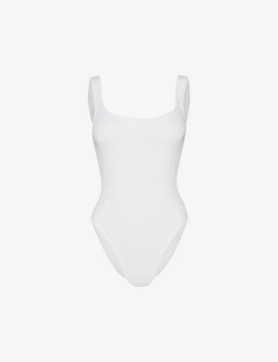 Hunza G Strappy Swimsuit In White