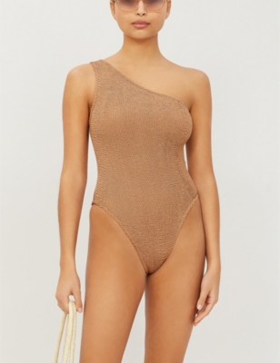 Hunza G Nancy One Shouldered Swimsuit 1275