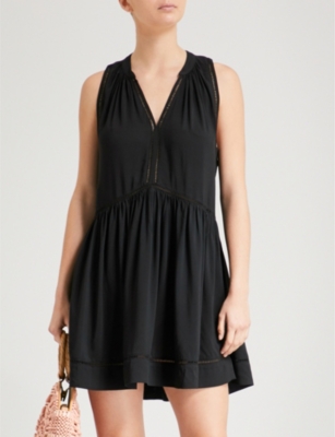 Seafolly Laddered Woven Dress In Black