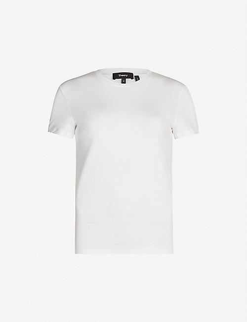 THEORY: Tiny Tee cotton-jersey T-shirt