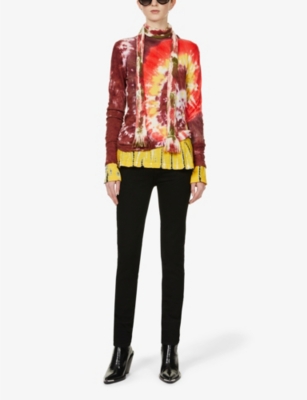 Paige Margot High-rise Crop Ultra Skinny Jeans In Black Shadow
