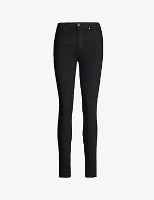 PAIGE: Hoxton skinny mid-rise jeans