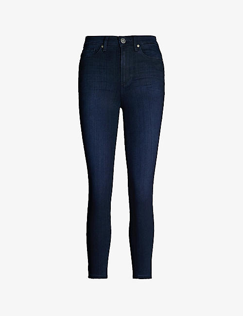 PAIGE: Margot Crop ultra-skinny ultra-high-rise jeans