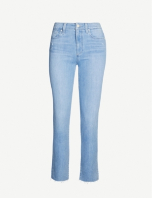 slim high rise jeans