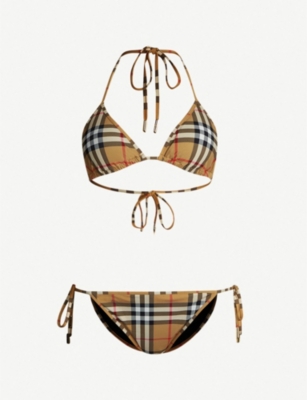 burberry triangle bikini