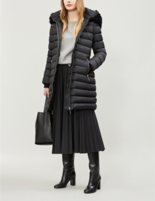 limehouse quilted down puffer coat