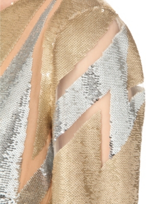 PUCCI Zig-Zag Sequinned Dress