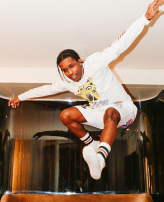 Photos of A$AP Rocky's midnight rave in LA with Virgil Abloh