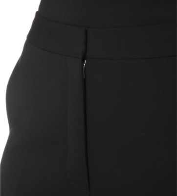 STELLA MCCARTNEY Cropped flared stretch-wool trousers